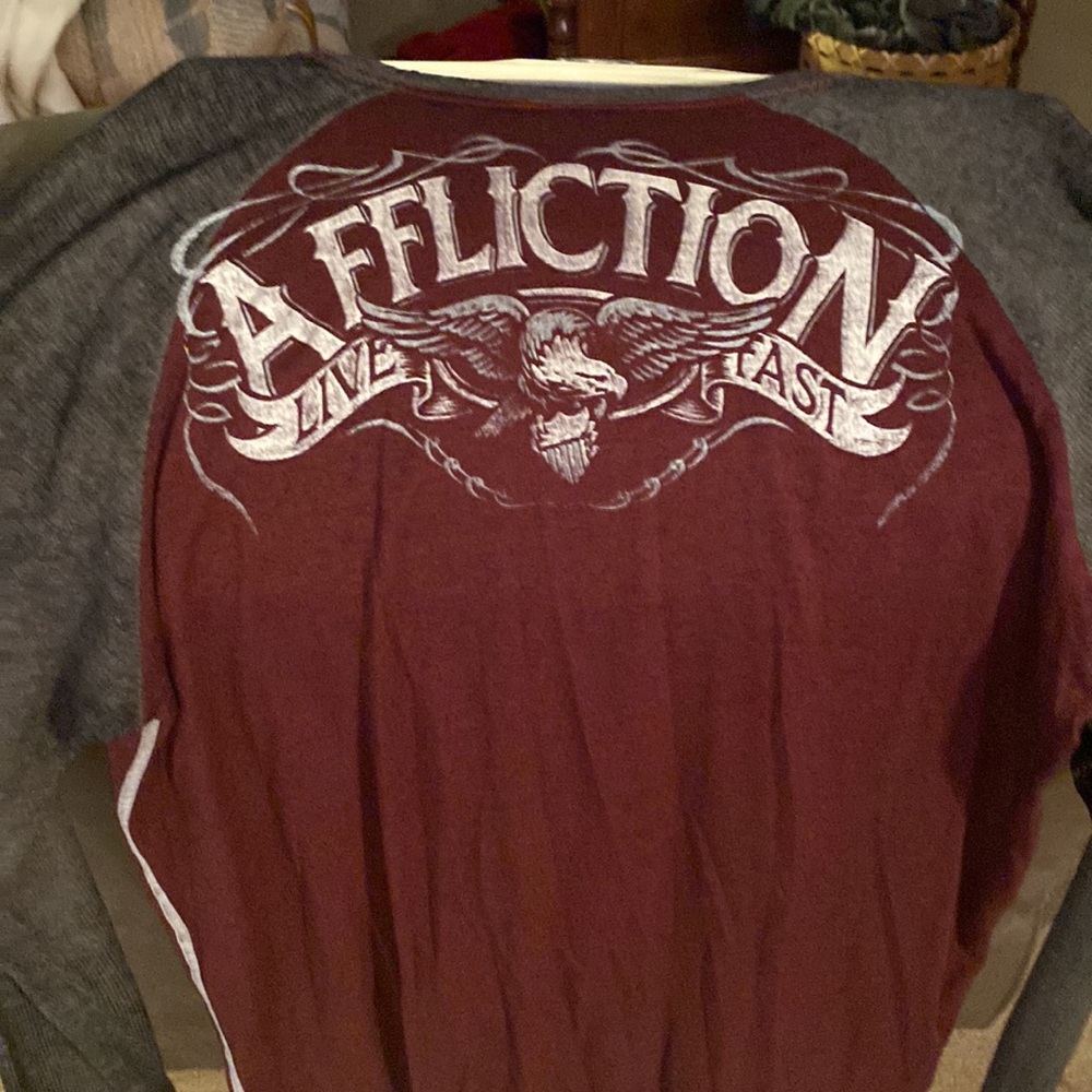 Affliction mens long sleeve shirt - Picture 3 of 3